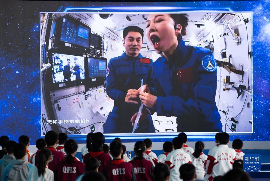 （新華全媒＋）（6）開(kāi)課啦！“天宮課堂”第一課