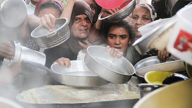 撞擊人心的加沙“流民圖”