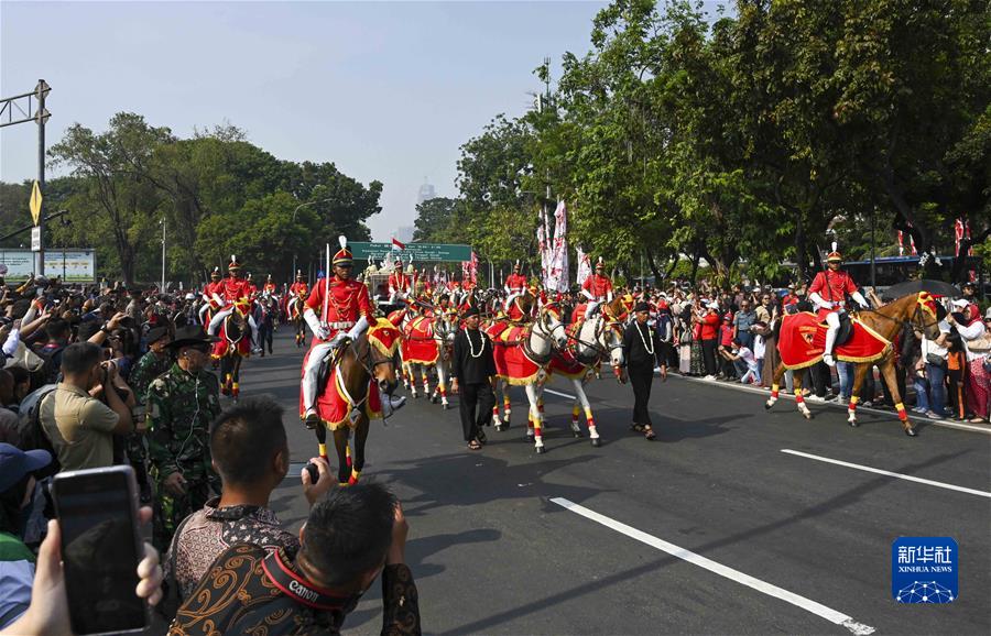 (國際)(4)印度尼西亞舉行活動(dòng)慶祝獨立78周年