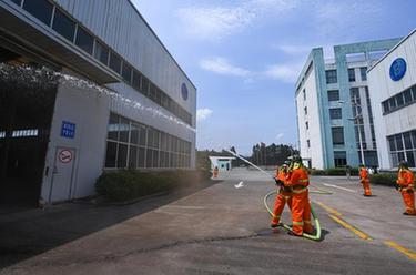 浙江湖州：開(kāi)展夏季應急演練 保障企業(yè)生產(chǎn)安全