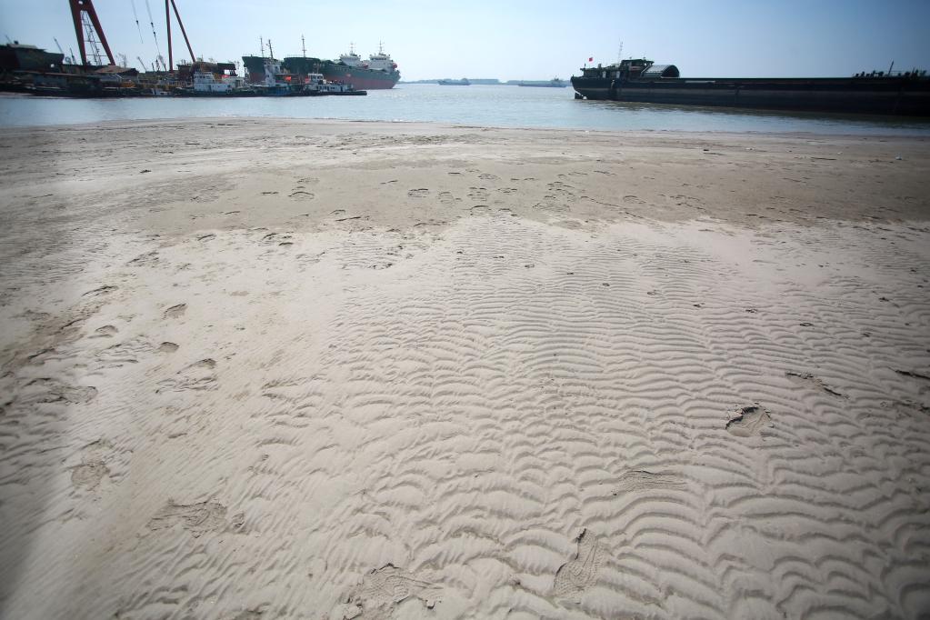 長(cháng)江江都段現“汛期反枯”水情