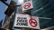 紐約時(shí)報廣場(chǎng)設立“禁槍區”