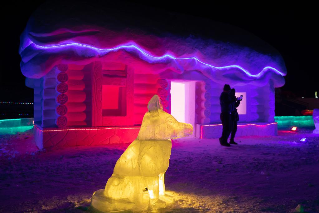 “神州北極”漠河之夜