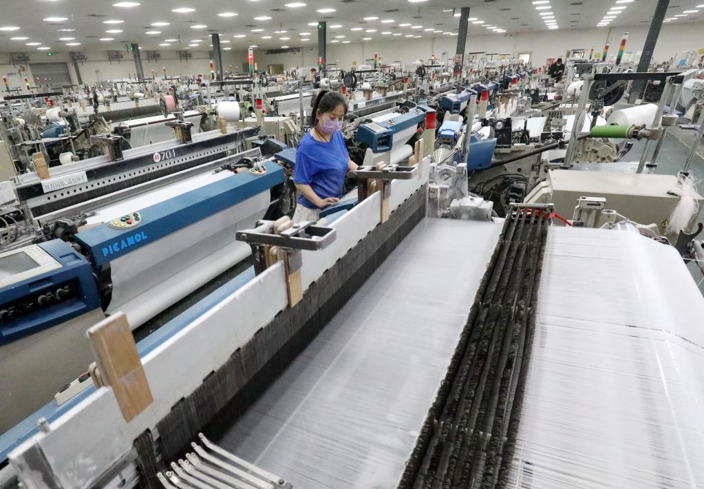 河北晉州:紡織企業(yè)節后趕制訂單忙