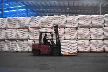 新華全媒+｜從廠(chǎng)區到地頭——河南化肥生產(chǎn)運輸提速備春耕