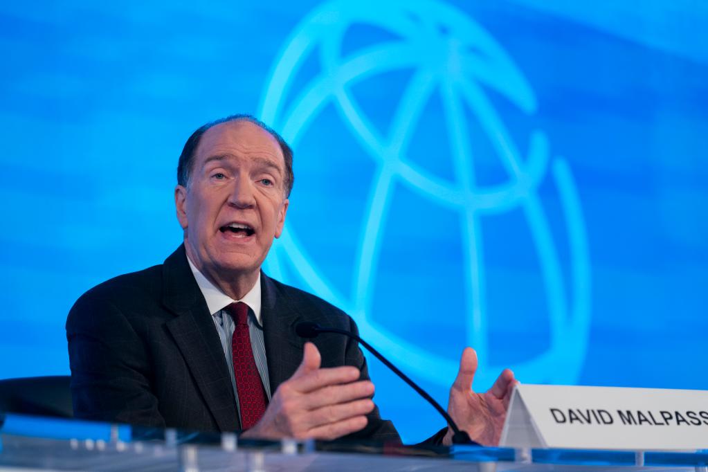 世行行長(cháng)馬爾帕斯宣布將提前離職