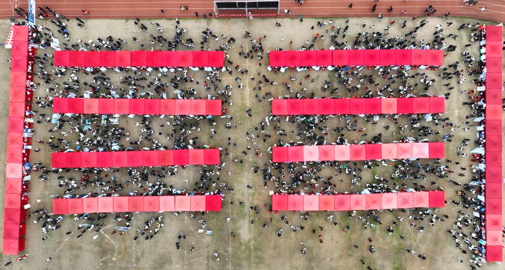 湖南衡陽(yáng):高校畢業(yè)生雙選會(huì )人氣旺