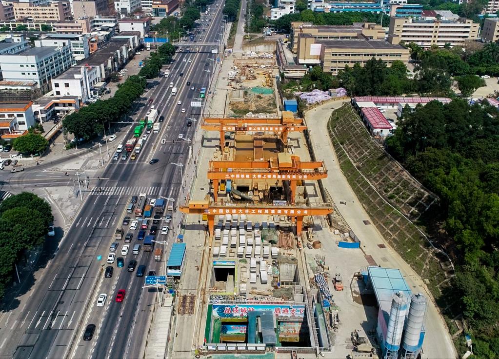 東莞地鐵1號線(xiàn)埋深最淺盾構區間貫通