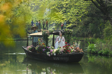 西溪濕地:春光明媚醉游人