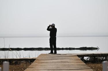 岱海上的“老船長(cháng)”