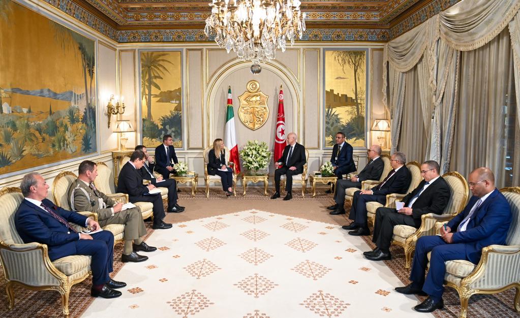 突尼斯總統表示應通過(guò)全盤(pán)解決方案處理非法偷渡問(wèn)題