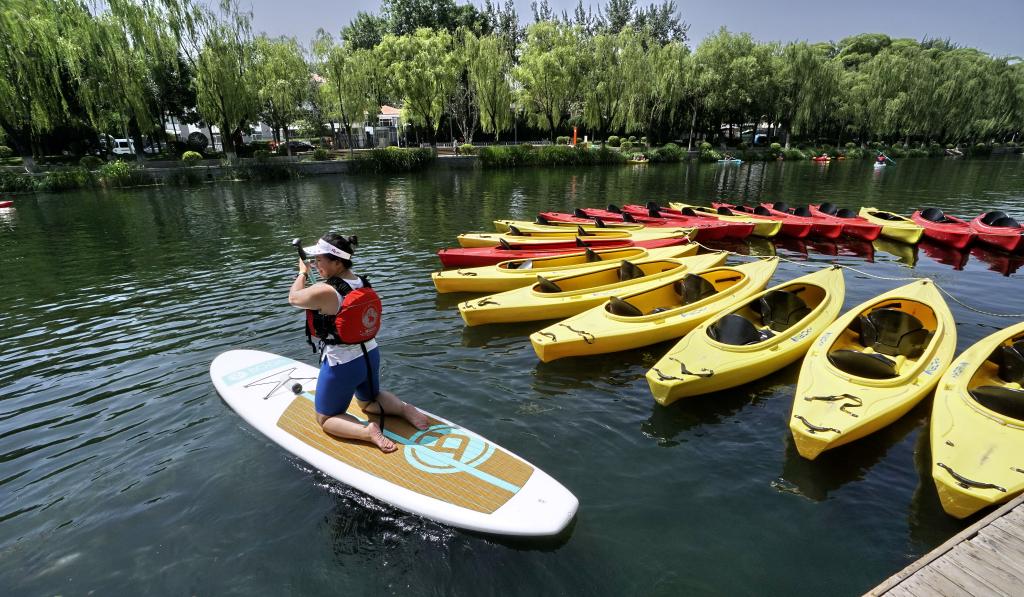 北京:亮馬河變身“親民河”