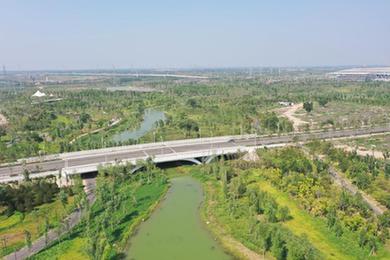 新華全媒+·高質(zhì)量發(fā)展調研行丨雄安新區：中央綠谷及東部溪谷生態(tài)廊道芳容初綻