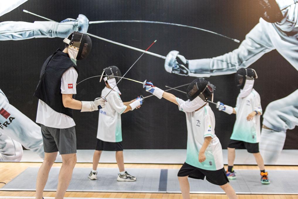 浙江湖州：“小劍客” 運動(dòng)度暑期