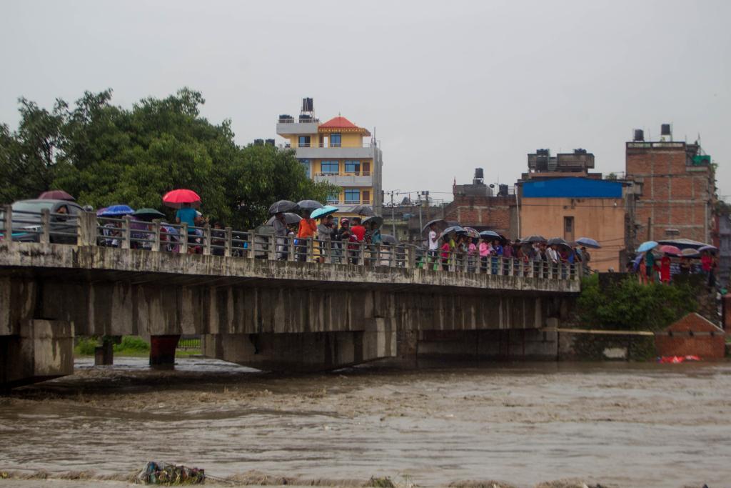 加德滿(mǎn)都遭遇洪澇災害