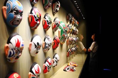 陜西西安：秦腔藝術(shù)博物館里感受傳統戲曲魅力