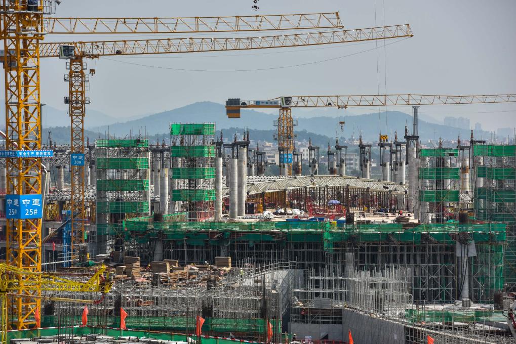 白云機場(chǎng)T3航站樓建設進(jìn)入沖刺階段