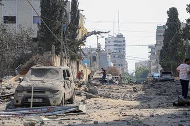 巴勒斯坦衛生部門(mén)：以軍襲擊已致加沙地帶近500人死亡