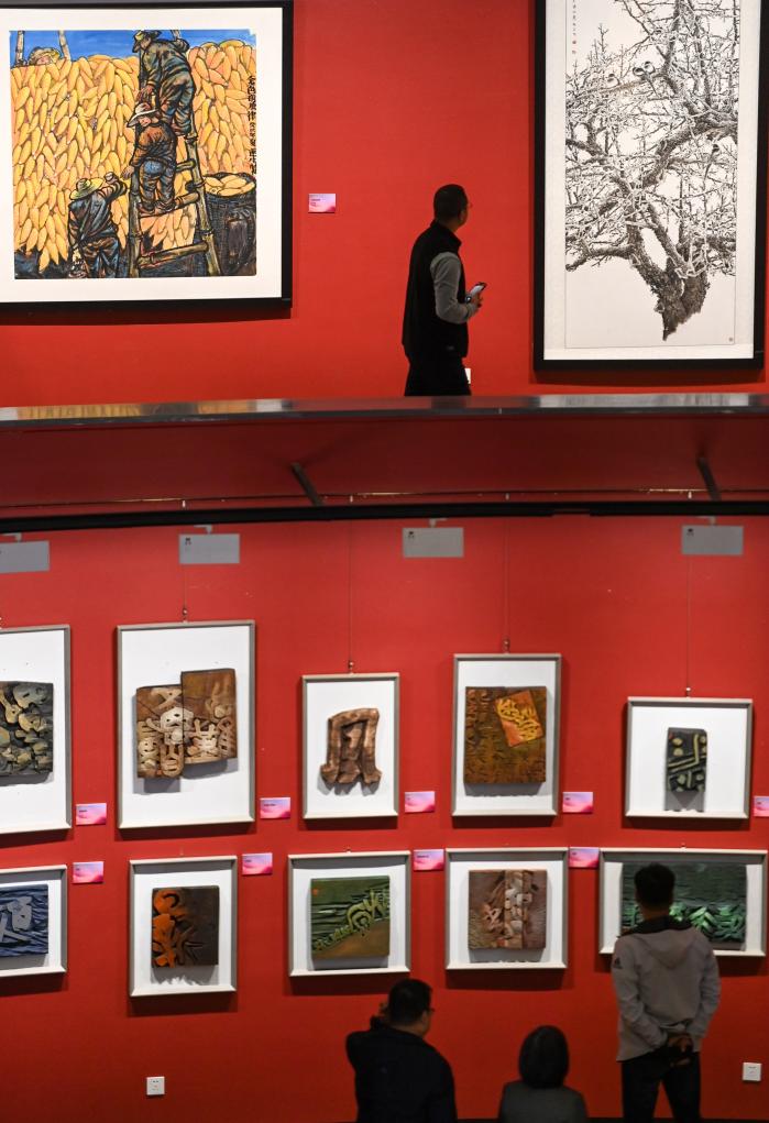 “今日絲綢之路國際美術(shù)邀請展”西安開(kāi)幕