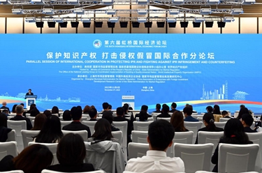 第六屆進(jìn)博會(huì )丨第六屆虹橋國際經(jīng)濟論壇“保護知識產(chǎn)權 打擊侵權假冒國際合作”分論壇舉行