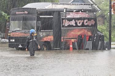 馬來(lái)西亞登嘉樓州發(fā)生水災