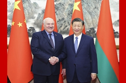 習近平會(huì )見(jiàn)白俄羅斯總統盧卡申科