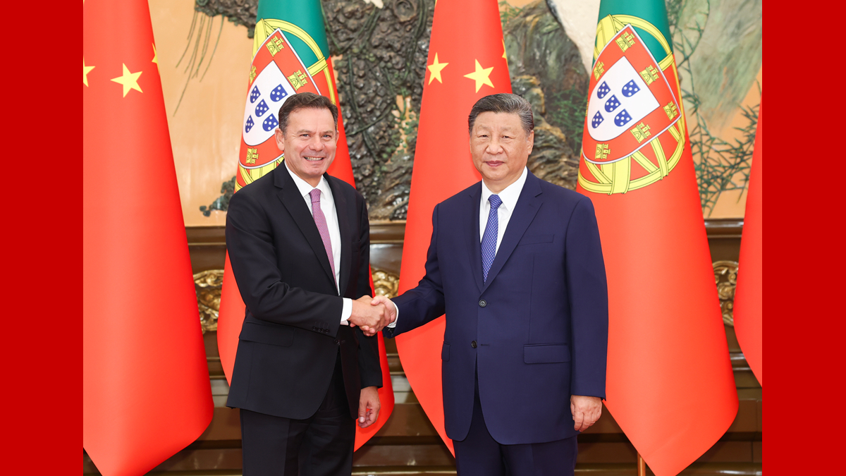 習近平會(huì )見(jiàn)葡萄牙總理蒙特內格羅