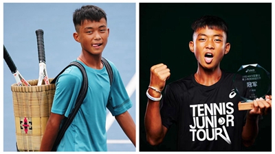 每天揮拍不低于7000次，網(wǎng)球改變了背簍少年的人生