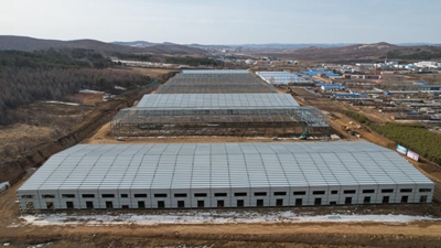 這里天氣乍暖還寒，生產(chǎn)建設卻已熱火朝天