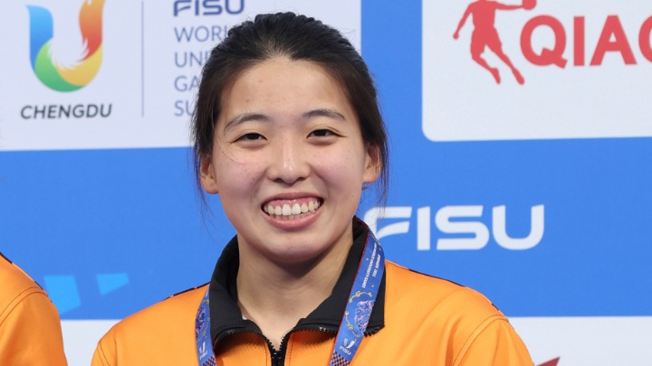 成都大運會(huì )丨馬來(lái)西亞選手王格瑩：跳水讓我交到更多中國朋友