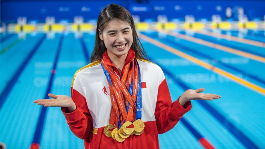 成都大運會(huì ) | 游泳——張雨霏收獲九枚金牌