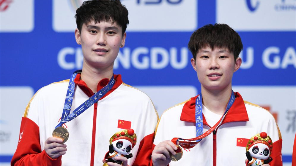 成都大運會(huì ) | 羽毛球——李汶妹/劉玄炫獲女雙冠軍