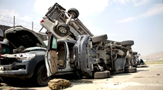 美軍撤離后的喀布爾機場(chǎng)