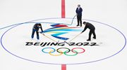 北京冬奧會(huì )LOGO閃耀“雙奧場(chǎng)館”五棵松體育中心