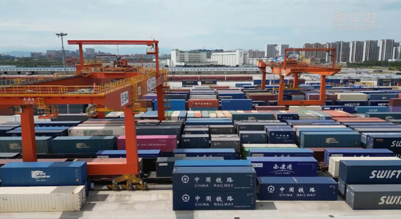 產(chǎn)業(yè)集聚訂單旺 中歐班列長(cháng)安號再提速