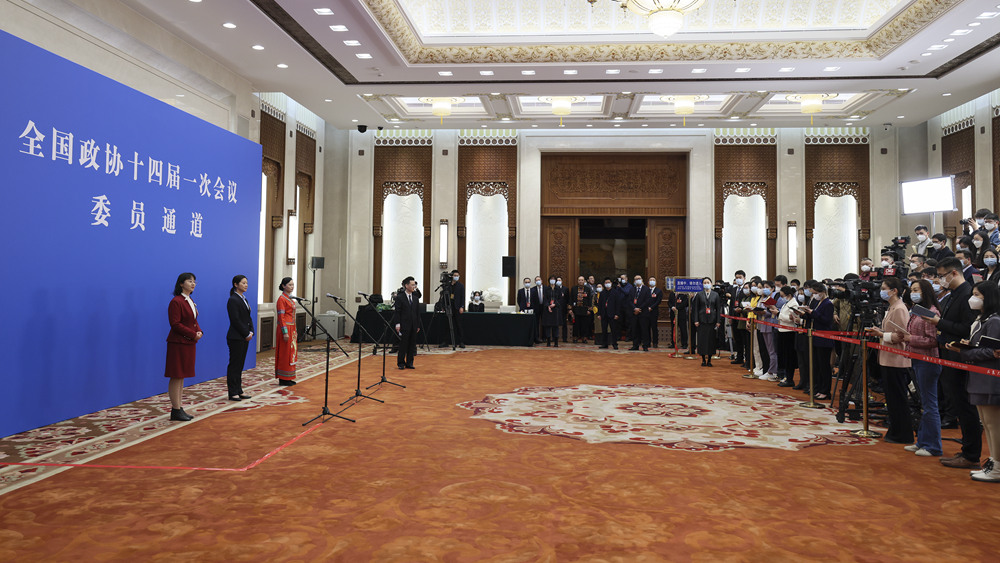 全國政協(xié)十四屆一次會(huì )議第三場(chǎng)“委員通道”集體采訪(fǎng)活動(dòng)