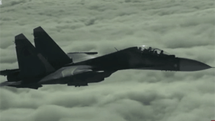 俄白戰機共同在白俄羅斯領(lǐng)空執行巡邏任務(wù)